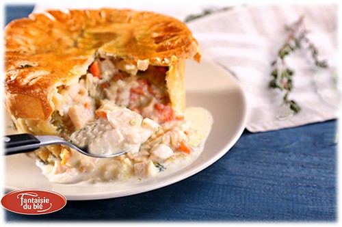 Pâté au poulet 8po