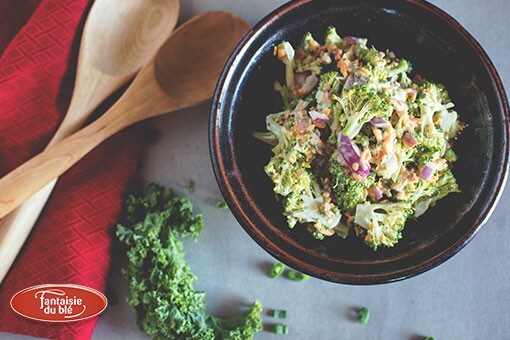 Salade de brocolis et bacon
