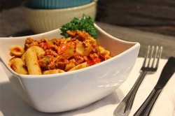Penne à la saucisse italienne