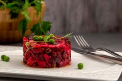 Salade de bettraves et pommes